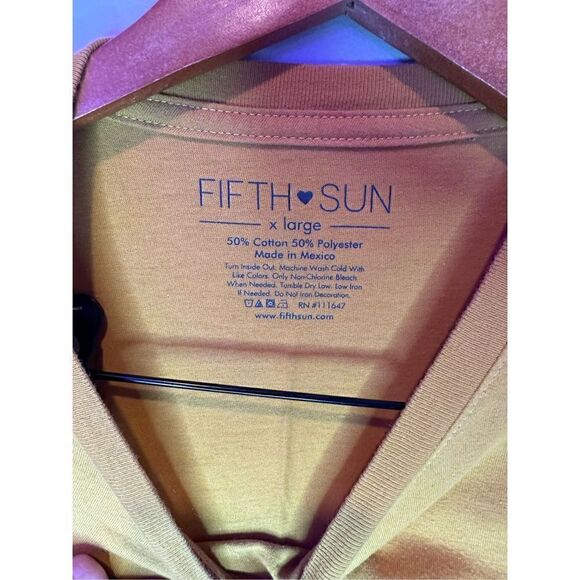 Fifth Sun Cactus Plant T-shirt Size XL Burnt Orange - Picture 3 of 6